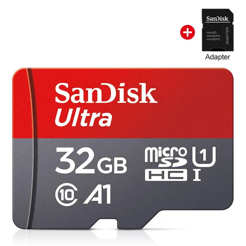 100% Original SanDisk Micro tf SD Card Class 10 TF Card 32GB 64GB 128GB Memory Card for Phone Tablet Flash Card HASHTAG