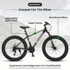 26in Adult/Youth full 21 speed mountain tire bike, double disc brakes, high carbon steel frame, front suspension, mountain bike, City commuter city bike, bike HASHTAG