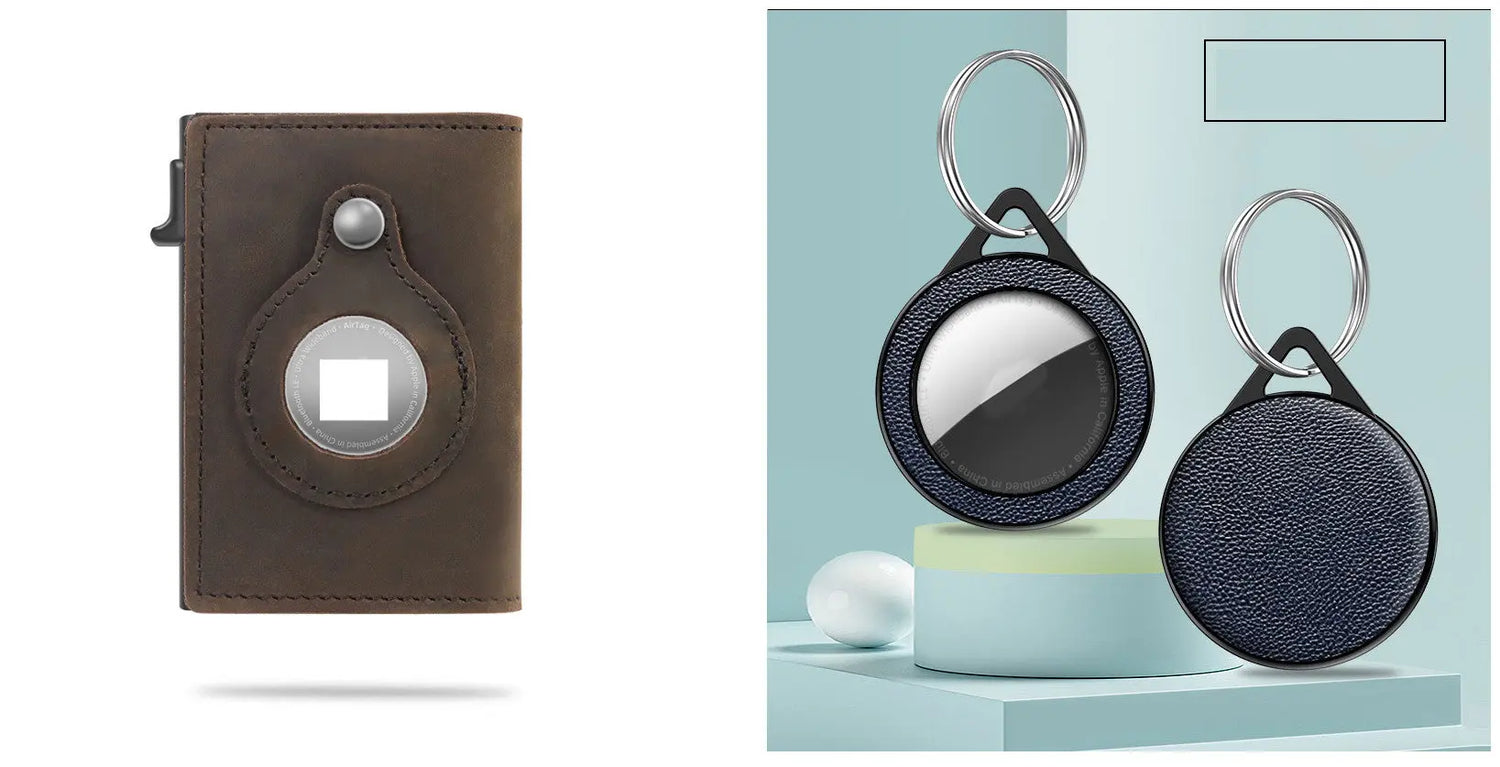 Rfid Card Holder Men Wallets Money Bag Male Nero Short Purse Small Leather Slim Wallets Mini Wallets For Airtag Air Tag AliExpress