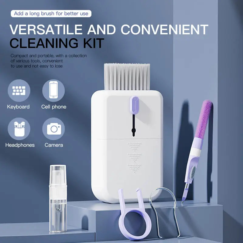 Portable 11 In 1 Multifunctional Cleaning Kit Computer Keyboard Cleaner Phone Screen Clean Utensili Earphone Clean Brush With Storage Box AliExpress