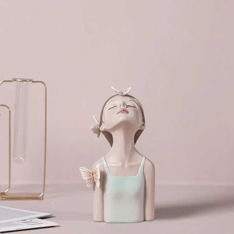 Bubble Girl Resin Ornaments Nordic Creative Home Liebe - Making Life Easier