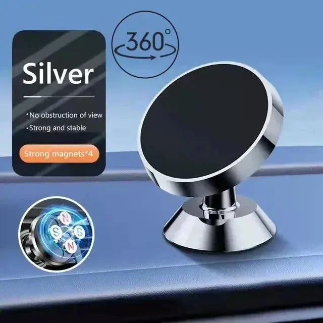 Magnetic Car Phone Holder Universal Magnetic Mount Bracket Stick on Car Dashboard Wall for iPhone Xiaomi Huawei Phone Car Holder HASHTAG