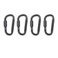 4-6PCS Carabiner Set For Key Camping Survival EDC Outdoor Keychain Clip  Alloy Aluminum Tactical Caribiner Hook Karabiners