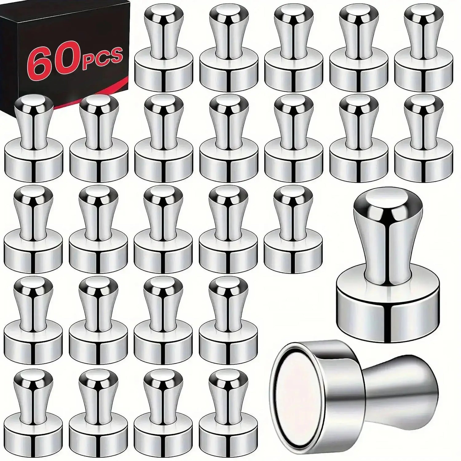 Magnetic Pins Neodymium Magnets Pin Board Magnet For Board Cone Magnets Super Strong Fridge Magnets For Home Storage Tool 10/20P HASHTAG