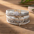 Braccialetto a forma di amore esagerato con strass intarsiati - My Hashtag Shop