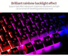 YINDIAO V2 Computer Wired Keyboard E-sports Gaming Typing Office Universal USB Plug-in Hair Light Keyboard Available For Windows System HASHTAG