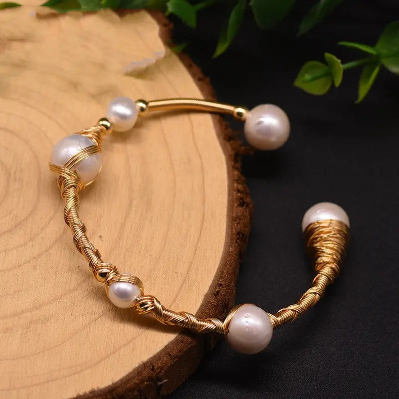 Natural Edison Baroque Pearl Boutique Stretch Bracelet AliExpress