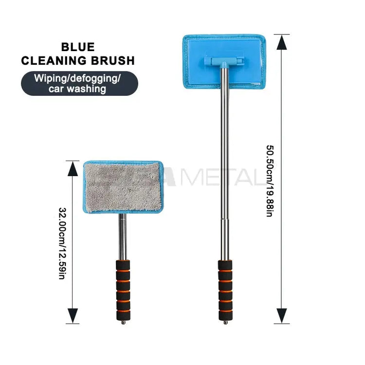 SEAMETAL Car Front Windshield Defogging Brush Telescopic Long handle Car Household Glass Clean Brushes Dust Remover Tool - HASHTAG