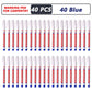 1-40PCS 20mm Deep Hole Long Nib Head Markers For Metal Perforating Pen Waterproof Bathroom Woodworking Decoration Multi-Purpose - My Hashtag Shop