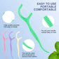 Mint dental floss stick - home portable disposable care dental floss stick - oral care - deep cleaning - interdental cleaning 