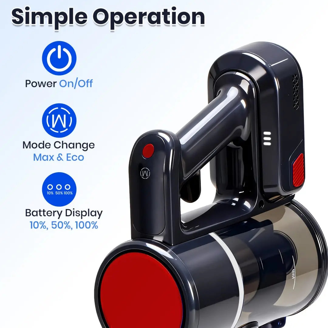 Cordless Vacuum Cleaner, Lightweight Stick Vacuum Household Anti-tangling And LED Light, Powerful Rechargeable Wireless Vacuum Cleaner AliExpress