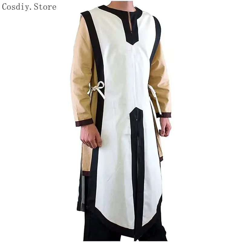 Medieval Tunic Viking Norman Warriors Costume Men&