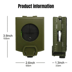 [Accurate Military Compass For Hiking] Multifunctional Luminous Dial Waterproof Anti-fog Accurate Military Compass For Hiking Camp HASHTAG