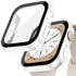 Tempered Glass+Cover for Apple Watch 11 10 9 8 7 46Mm 42Mm PC Bumper Screen Protector Case Iwatch Series 7 6 5 4 SE3 44 40 45Mm