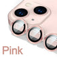 Metal Camera Lens Protector for iPhone 15 Pro Max Tempered Ziai Glass Metal Ring On iPhone 13 12 14 Back Cover Protective Film