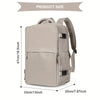 Large Capacity Travel Backpack, Multi-functional Business Trip Bag With Suitcase Sleeve, Nylon Computer Schoolbag Fits 14-inch Laptop HASHTAG