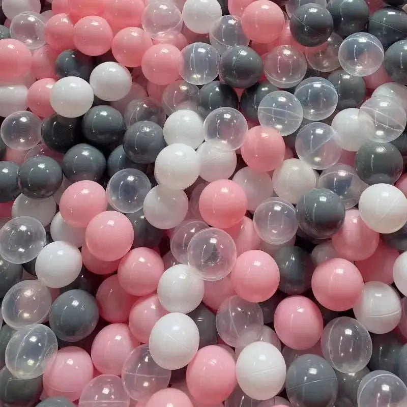 HOMEFISH 100PCS Outdoor Sport Ball Colorful Soft Water Swim Pool Ocean Wave Ball Baby Eco-Friendly Stress Air Ball Tent Toys
