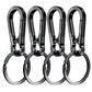 4Pcs Carabiner Clip Keychain Metal Carabiner Shape Key Ring Keyring Key Holder Clips Hook Holder Organizer for Car Keys Finder f - HASHTAG