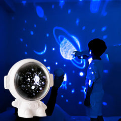 Galaxy Star Projector Starry Sky Night Light Astronaut Lamp Room Decr Gift Child Kids Baby Christmas Spaceman Projection HASHTAG BAR TABACCHI