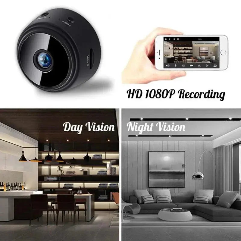 New A9 Camera Wifi 1080p HD Wireless Security Monitor For Home Night Version Video Protection Remote Intelligent Camcorders - HASHTAG