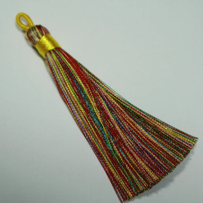 Bookmark Polyester Faux Ice Silk Coil Tassel Chinese Design - HASHTAG