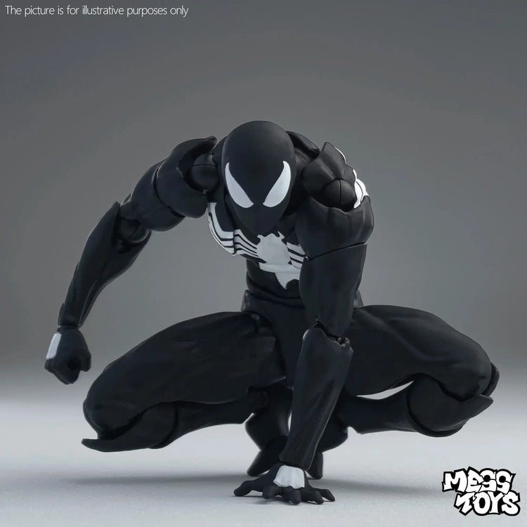 New MessToys Spiderman Figure CT Toys Black Red Spider Man Figurine Mess Toys Action Figure Custom Model Gift Kid Customized Toy - HASHTAG