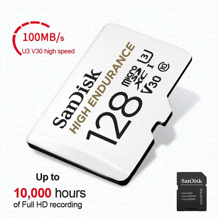100% Original SanDisk Micro tf SD Card Class 10 TF Card 32GB 64GB 128GB Memory Card for Phone Tablet Flash Card HASHTAG