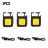 Super Bright Mini COB Keychain Portable light Flashlight Charging Lamp Camping Lights with Magnet 4 Lighting Modes Forwork Light - HASHTAG