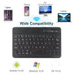 Mini Bluetooth Wireless Keyboard Mouse Set Rechargeable for Phone Tablet English Keyboards for Android Ios Windows XP Laptop PC
