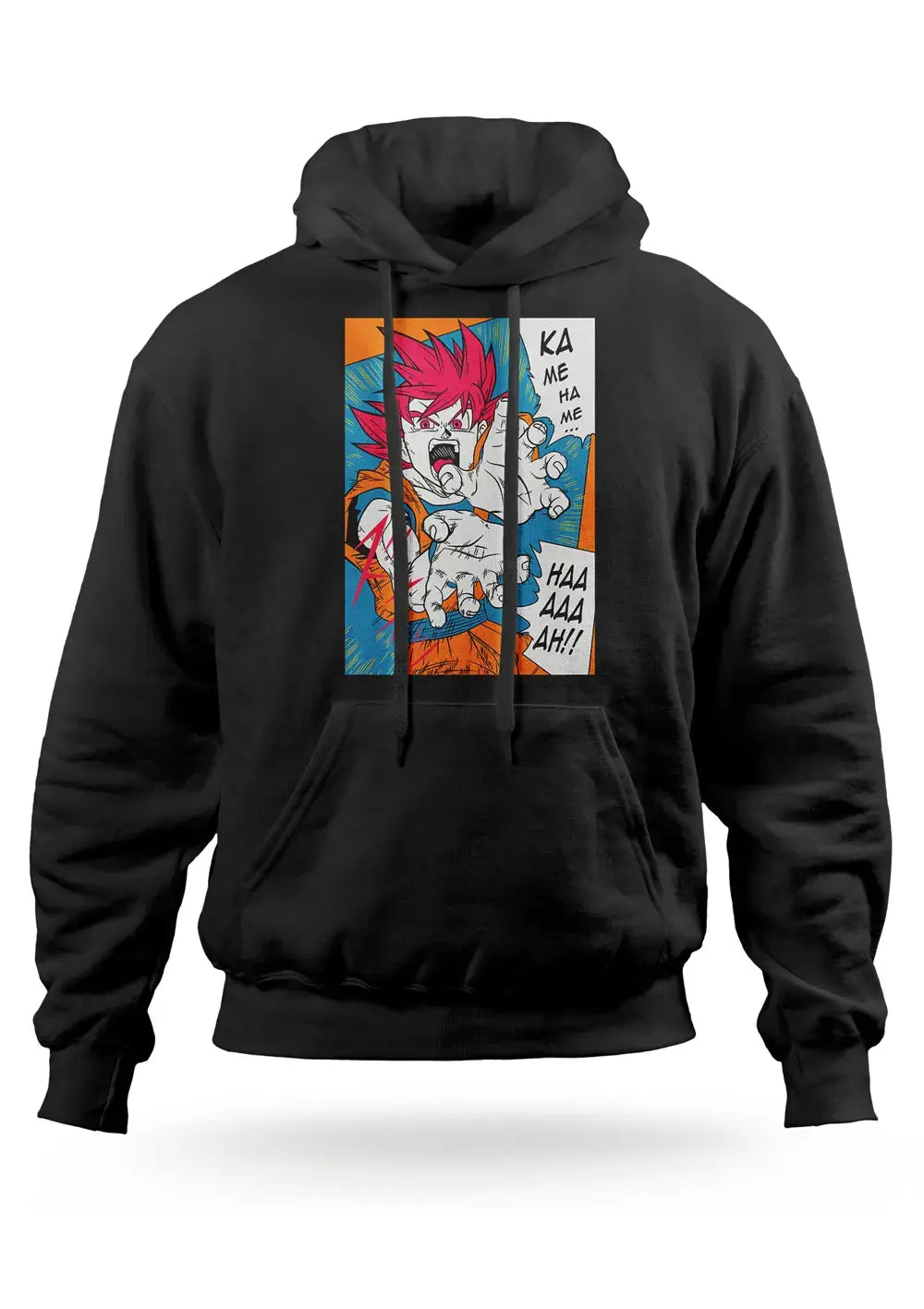 Felpa con cappuccio Goku Onda Energetica Dragon Ball Z Anime-0