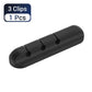 Cable Cord Wire Organizer Silicone USB Cable Winder Management Clips Self Adhesive for Mouse Keyboard Headset For iPhone Huawei