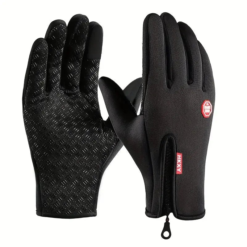 Winter Gloves For Men Women Touchscreen Warm Outdoor Cycling Driving Motorcycle Cold Gloves Windproof Non Slip Gloves HASHTAG