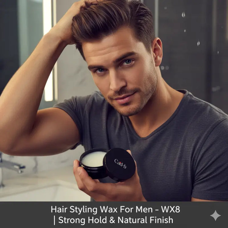 Hair Styling Wax for Men – WX8 | Medium Hold, Gloss Finish & Easy Application-1