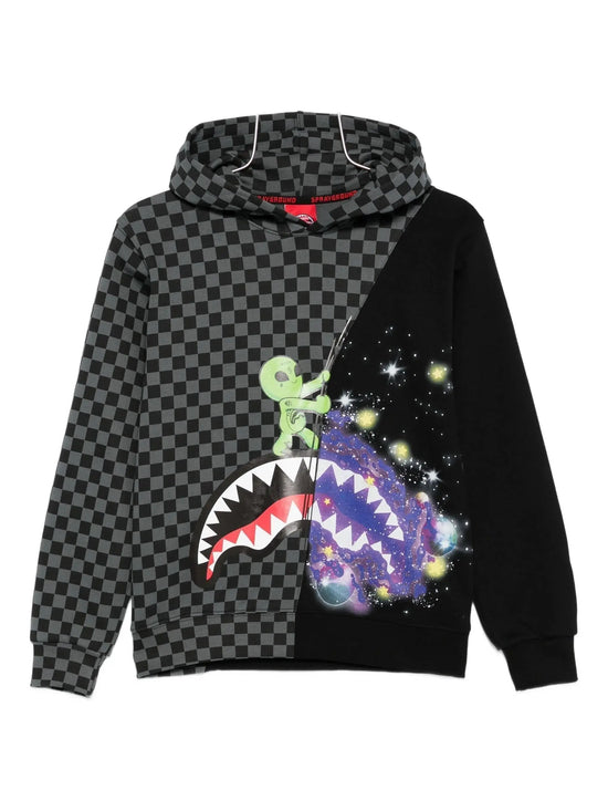 SPRAYGROUND COSMIC RAY HOMEWORLD SPLIT HOODIE tendenzestore.com