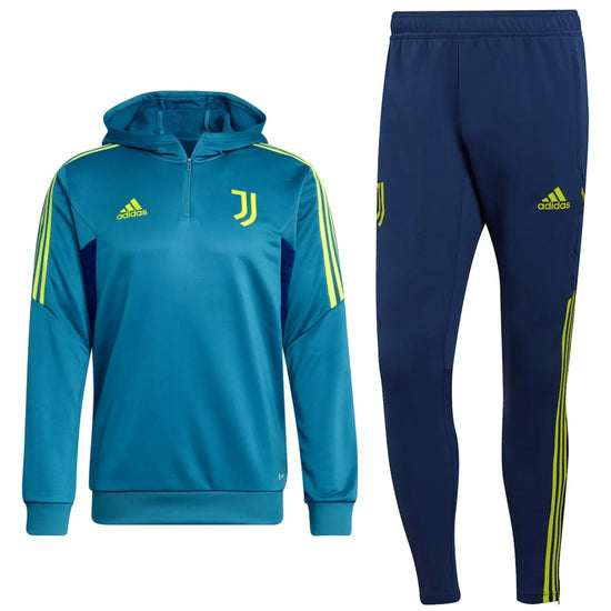 Juventus hooded training technical soccer tracksuit 2022/23 - Adidas-0