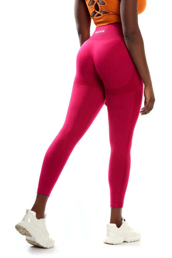 Leggings ciliegia modello POLLY a vita alta senza cuciture - HASHTAG