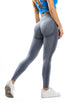 Leggings grigio modello POLLY a vita alta senza cuciture - HASHTAG