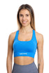 Top sportivo INES intrecciato blu elettrico - HASHTAG
