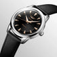 Longines orologio Conquest Heritage 40mm nero automatico acciaio L1.650.4.52.2 Capodagli 1937