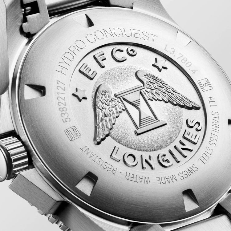 Longines orologio HydroConquest 39mm blu automatico acciaio L3.780.4.96.6 Capodagli 1937