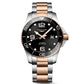 Longines orologio HydroConquest 43mm nero automatico acciaio finiture PVD oro rosa L3.782.3.58.7 Capodagli 1937