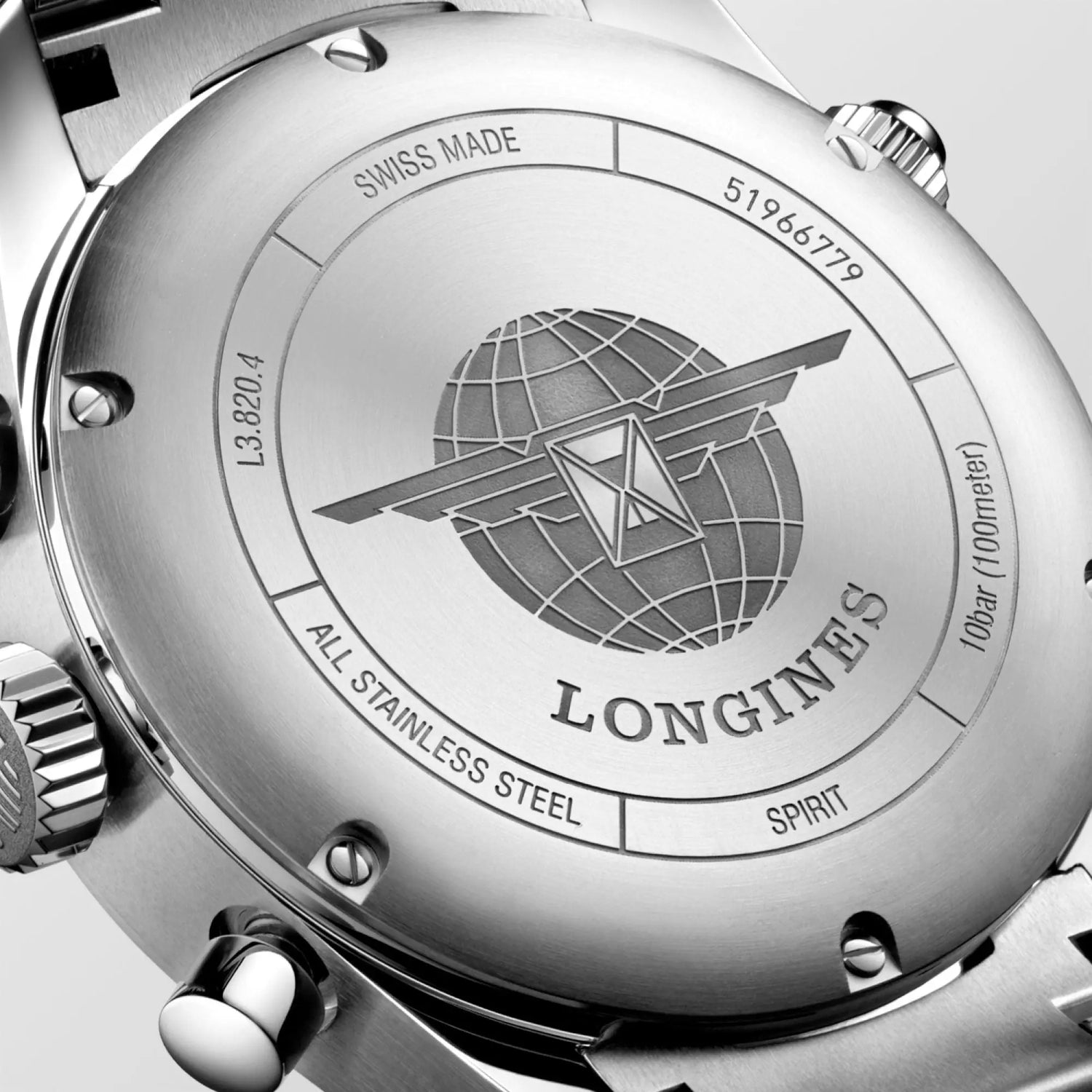 Longines orologio Longines Spirit 42mm blu automatico acciaio L3.820.4.93.6 Capodagli 1937