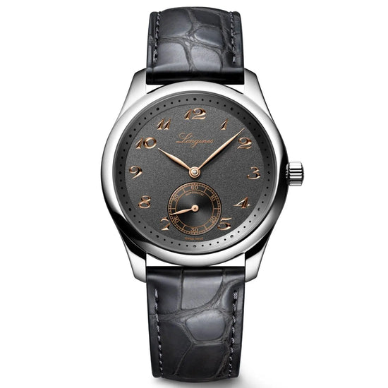 Longines orologio Master Collection 38mm antracite automatico acciaio L2.843.4.63.2 Capodagli 1937