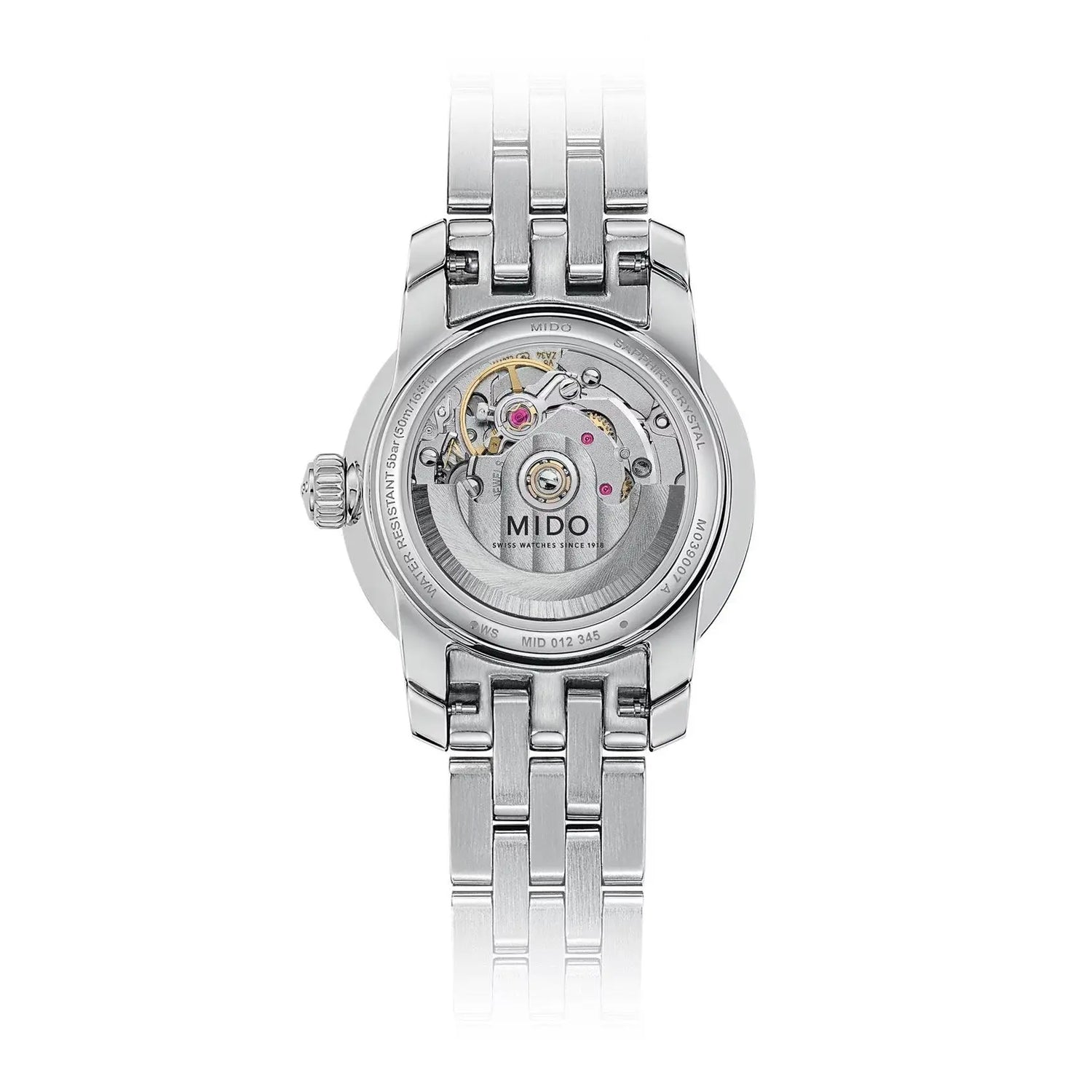 Mido orologio Baroncelli Lady Twenty Five 25mm rosa automatico acciaio M039.007.11.336.00 Capodagli 1937