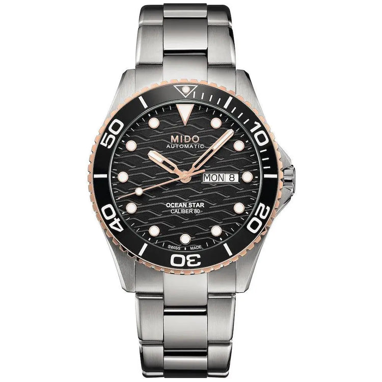 Mido orologio Mido Ocean Star calibro 80 42mm nero automatico acciaio M042.430.21.051.00 Capodagli 1937