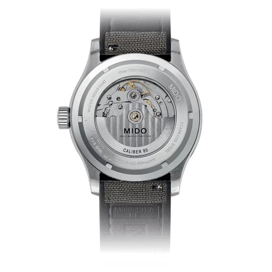 Mido orologio Multifort M 42mm grigio automatico acciaio M038.430.17.081.00 Capodagli 1937