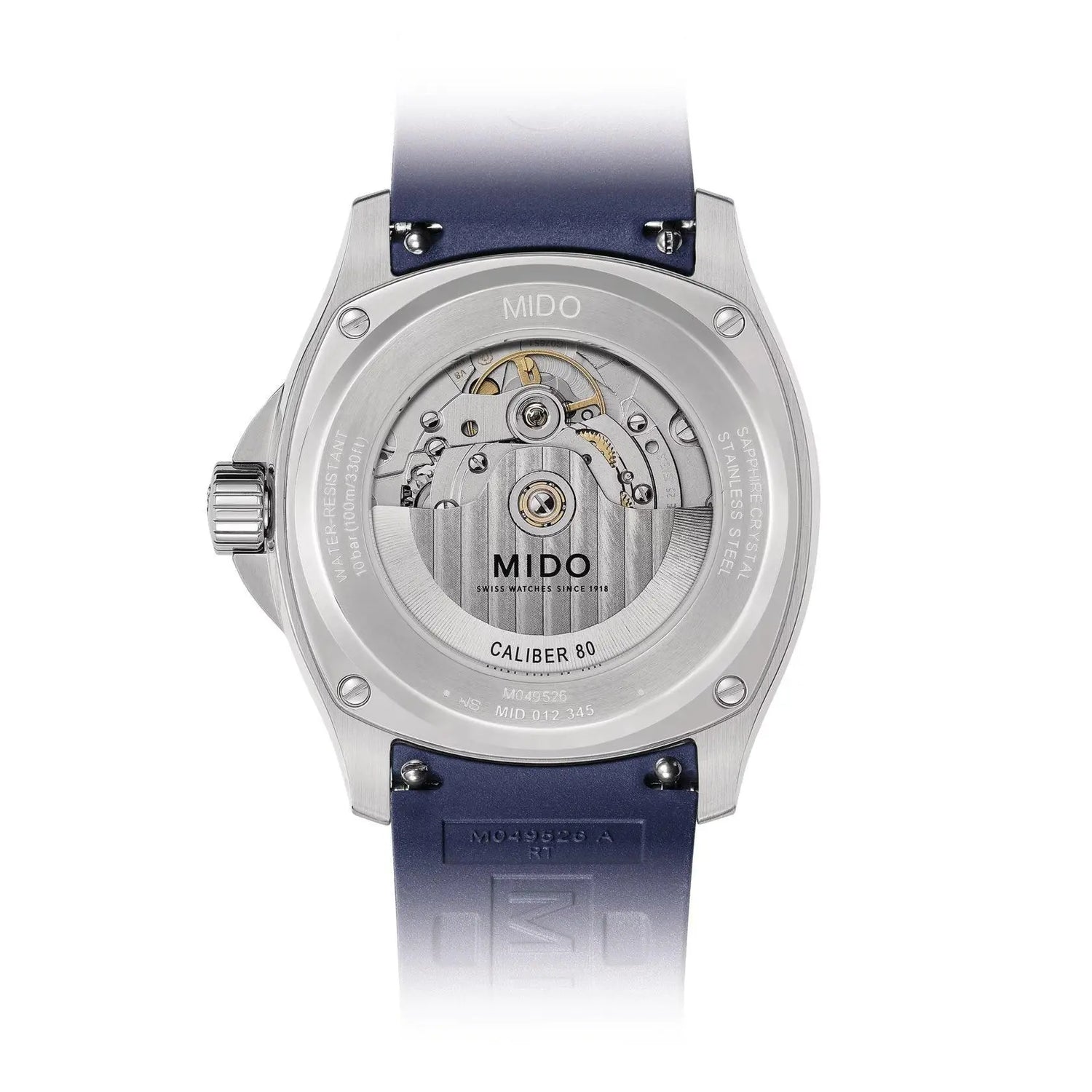 Mido orologio Multifort TV Big Date 40x39,2mm blu automatico acciaio  M049.526.17.041.00 Capodagli 1937
