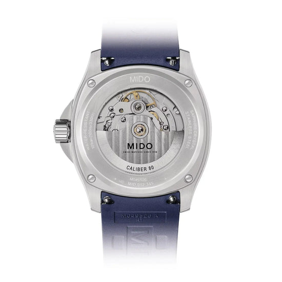 Mido orologio Multifort TV Big Date 40x39,2mm blu automatico acciaio  M049.526.17.041.00 Capodagli 1937