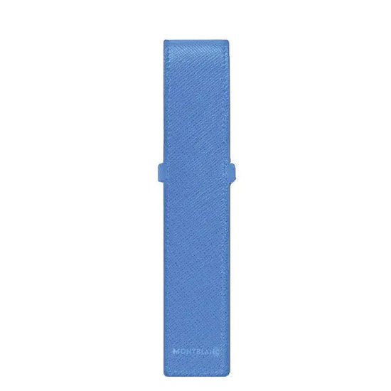 Montblanc astuccio per 1 strumento da scrittura Sartorial celeste 198253 Capodagli 1937