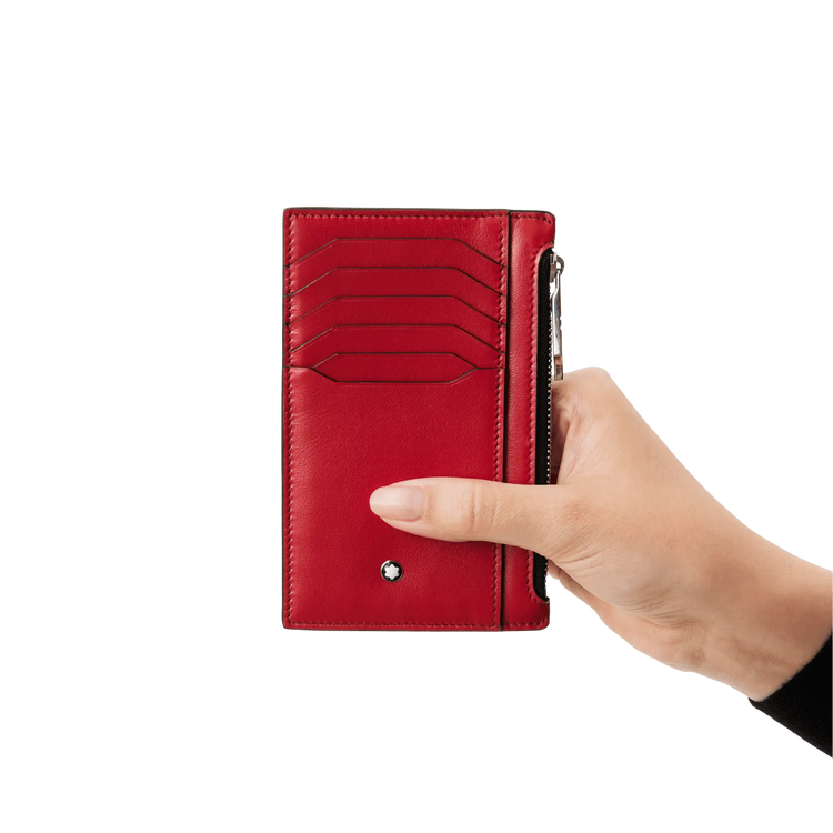 Montblanc custodia Meisterstück 8 scomparti con tasca con rosso 129688 Capodagli 1937